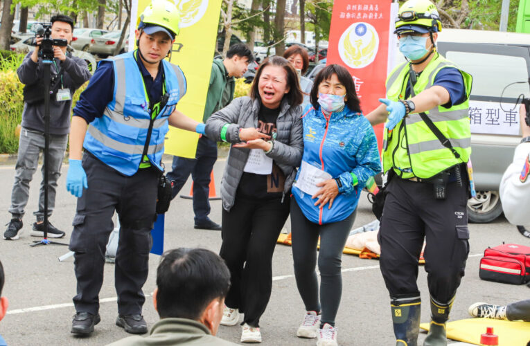 嘉義縣消防局T-CERT訓練 模擬大量傷病患應變 提升災害應變效能