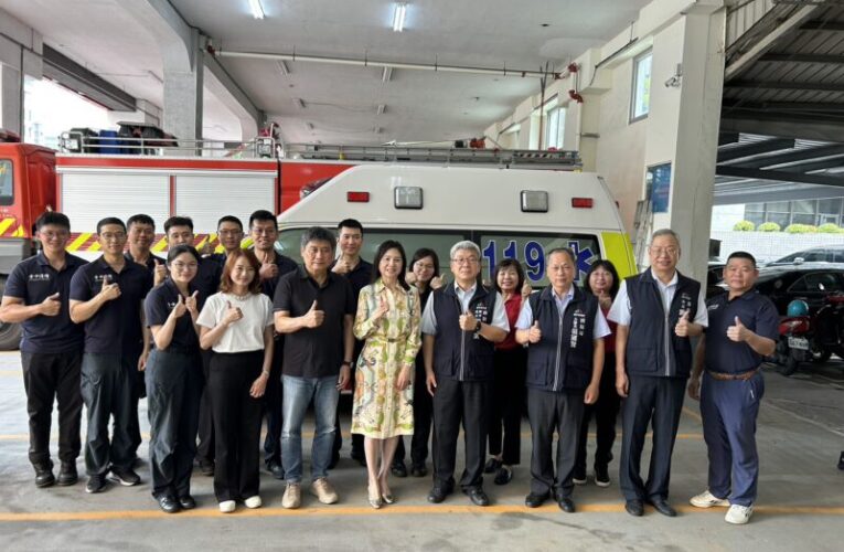 三采文化愛心捐贈　提升中市消防救護能量