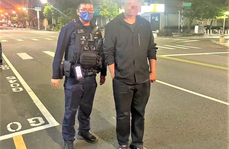 家人爭執負氣離家　八掌警暖心勸導男子解心結