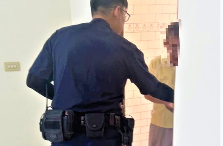 誤將自己鎖陽台　後湖警協助民眾脫困