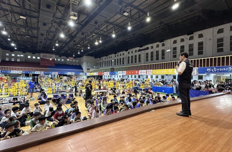 世界機關王台中市賽熱鬧登場 逾500學生活用積木發揮科技力
