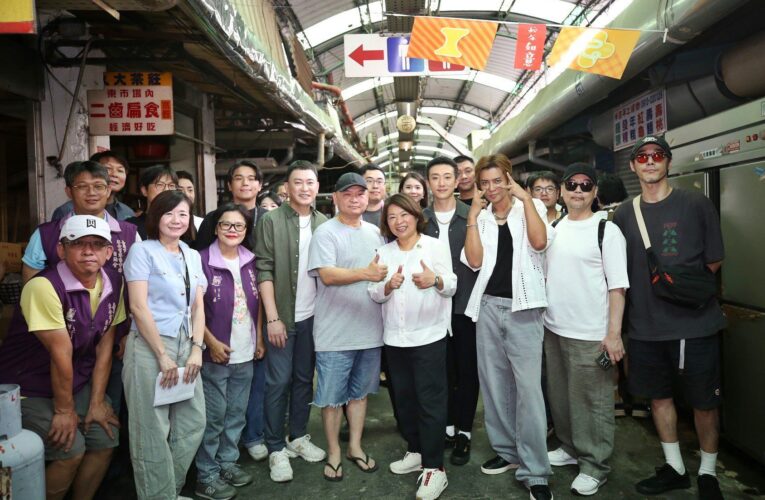 王識賢、羅志祥現身嘉義市！黃敏惠親赴探班《我的網紅女兒》拍攝現場