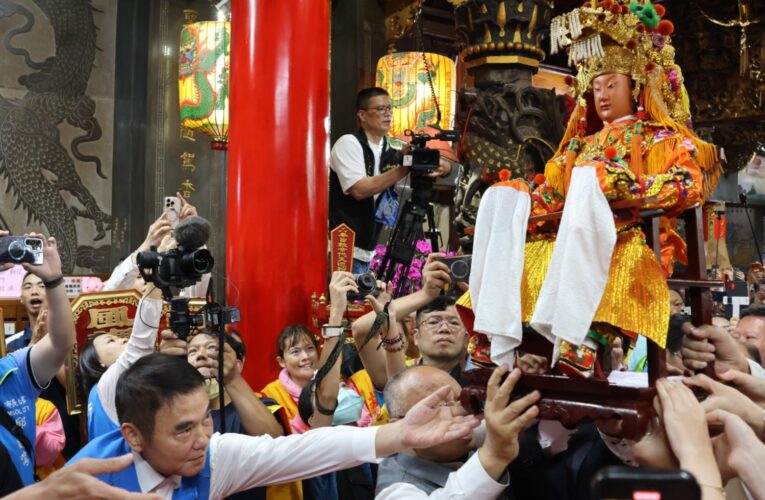 白沙屯媽祖回鑾拱天宮　10天9夜徒步進香圓滿結束　縣長感念媽祖護佑眾生平安