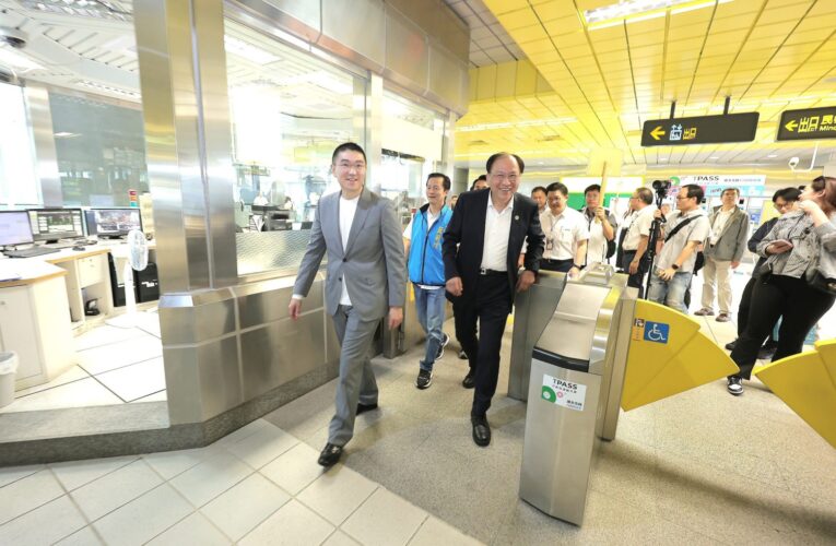 謝國樑率團參訪新北捷運環狀線　汲取經驗推動基隆捷運