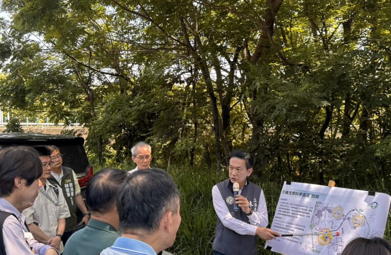 助攻沙崙科學園區發展  立委林俊憲爭取台86側車道延伸拓寬