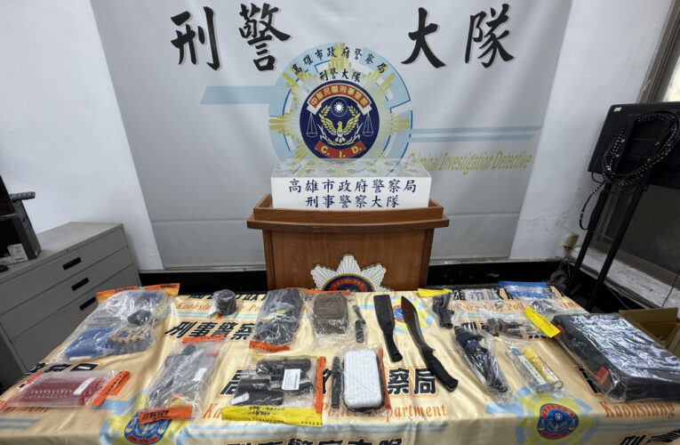 高市刑大破獲行動軍火庫  查獲槍彈及毒品