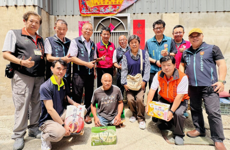 苗栗榮服處感謝仁美文教基金會攜手退軍社團善心人士慰問清寒榮民眷