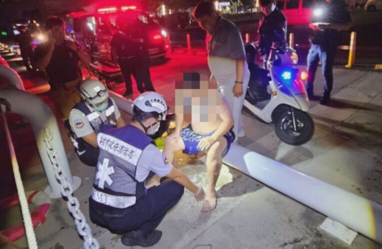 高雄暖心飼主為救落水愛犬奮不顧身 跳海救援幸無大礙