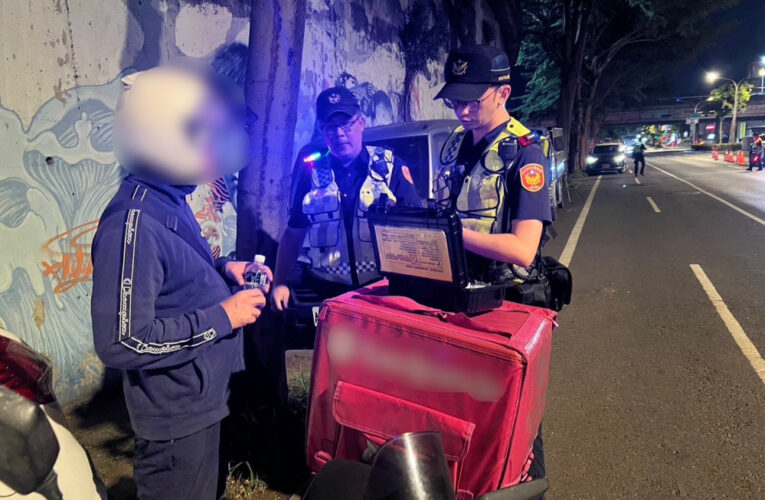 別讓媽媽擔心！南警母親節前夕查獲外送員酒駕