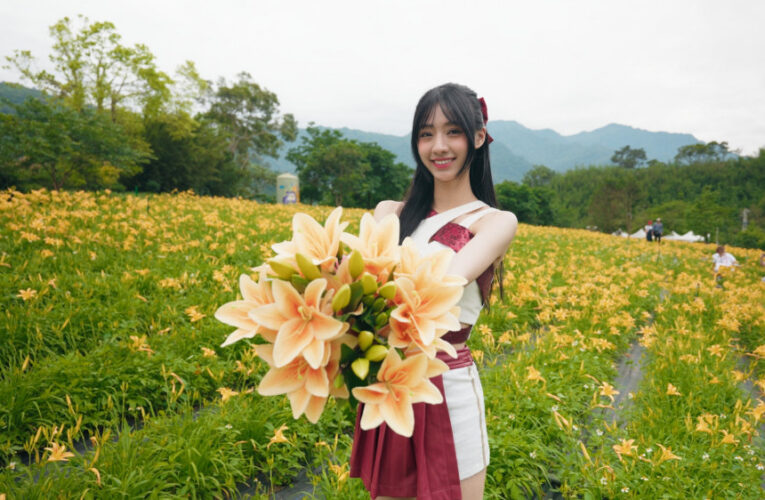 「花現台七」繡球金針花盛開　「桃園好農」代言人嘎琳力推農遊趣！