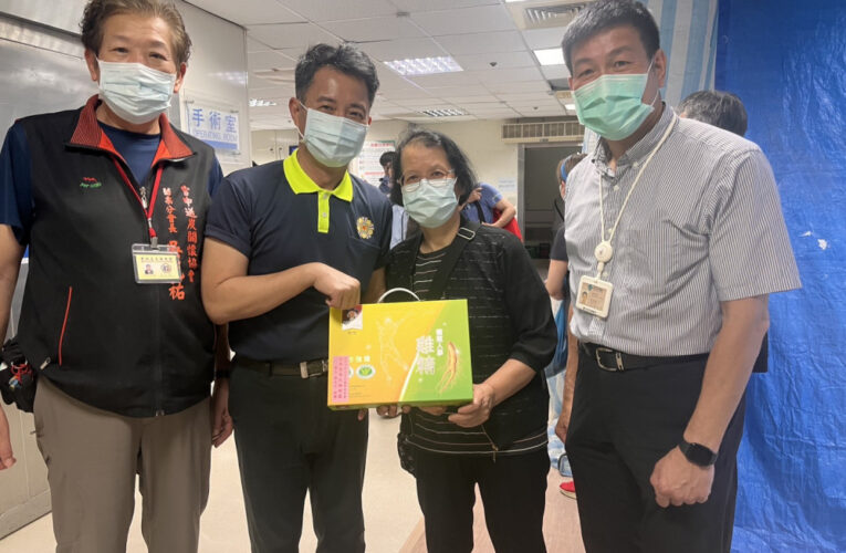 苗栗榮服處陳立中端節前慰問住院榮民