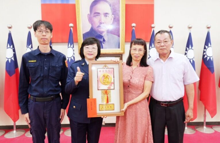 114年警察模範母親　竹縣警察局長宣介慈公開表揚親贈祝福與關心