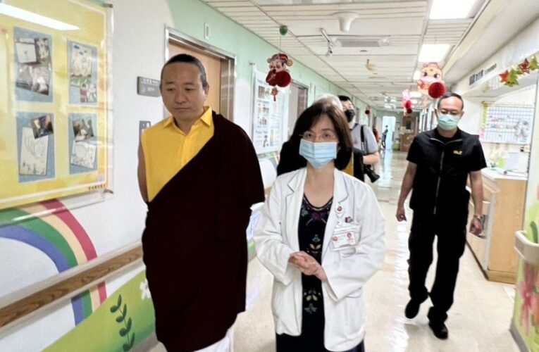 第43任薩迦法王參訪三總安寧病房　關懷台灣臨終照護