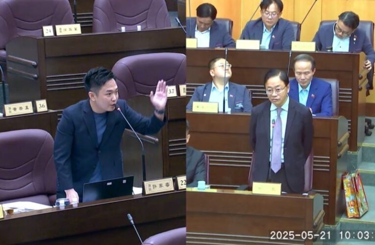許家睿以「財政永續」　提出質詢中央預算刪減與地方分配款議題