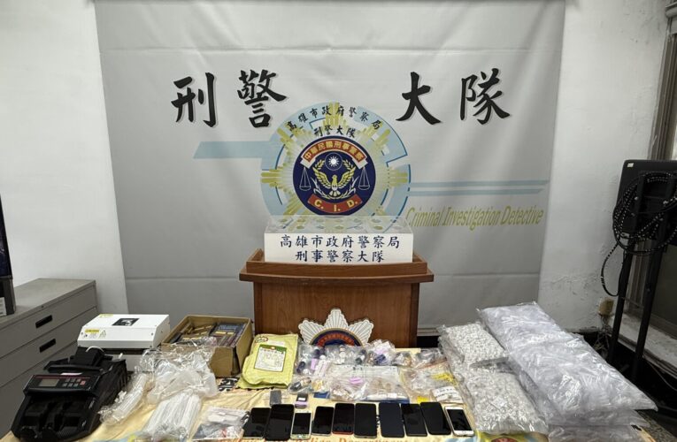 高市刑大破獲喪屍菸彈販毒集團  10嫌落網起獲電子菸毒品