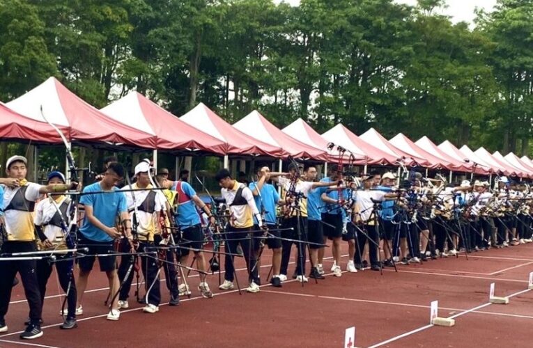 台中市長盃射箭賽登場　百位箭手同場競技破風爭鋒