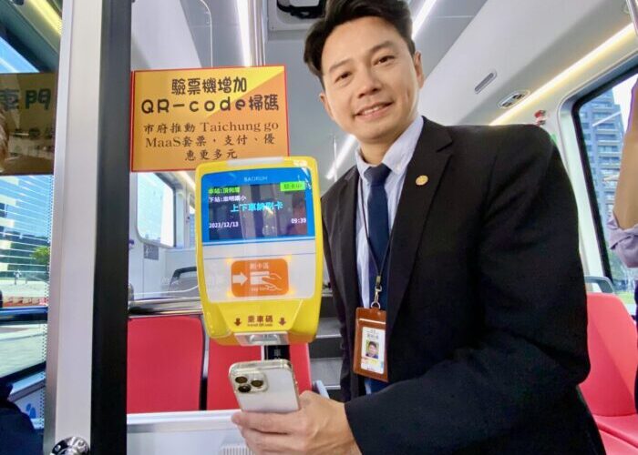 台中Go達4.5萬人下載 市民乘車碼儲值、查餘額「碼」會通