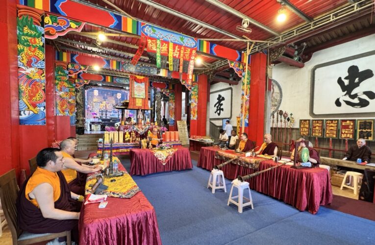觀音聯袂媽祖祈福 靈鷲山攜手台南大天后宮辦公益法會
