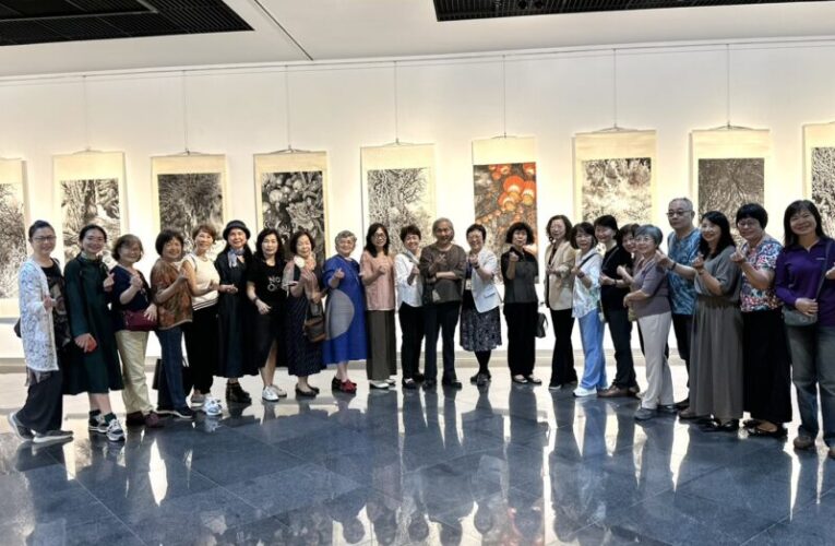 「劉素惠水墨創作個展 黑韻II」於屯區藝文中心展出