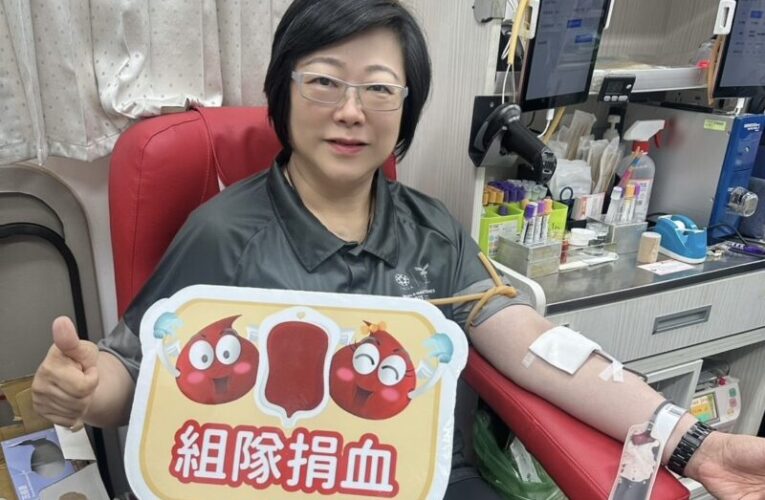 紓解血荒　熱血竹縣警捐血助公益