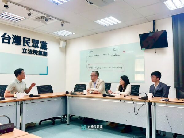 台灣民眾黨與美訪團深度對談　強調青年參與與國防監督的重要性