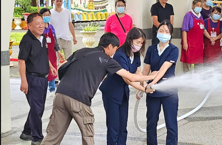 花蓮榮家自衛消防編組演練 提升家區防災意識