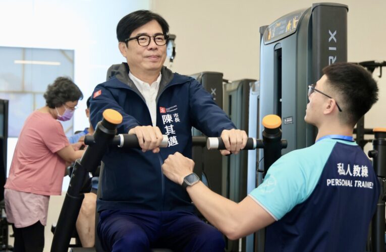 高雄岡山運動中心正式啟用 陳其邁：北高首座全新運動中心 符合全齡需求運動空間