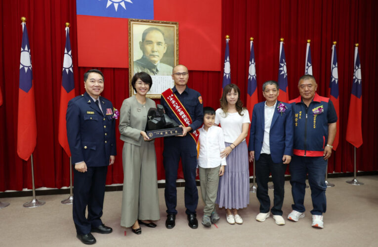南投慶祝警察節 許淑華肯定警察辛勞付出