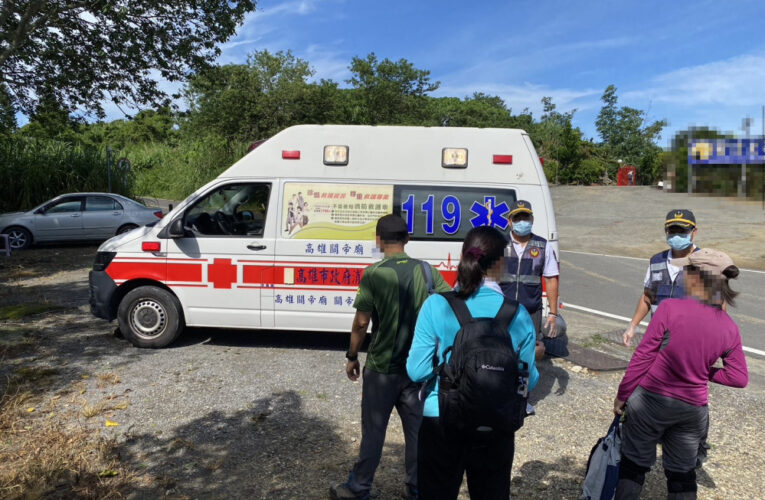 三登山客遭蜂群攻擊   湖內警緊急協處送醫幸無大礙