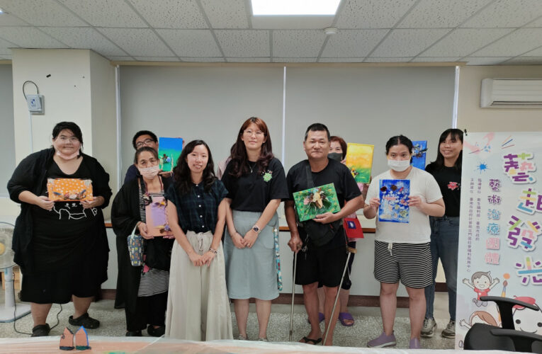 南巿社會局北門區社福中心手作工作坊 與身障朋友藝起發光