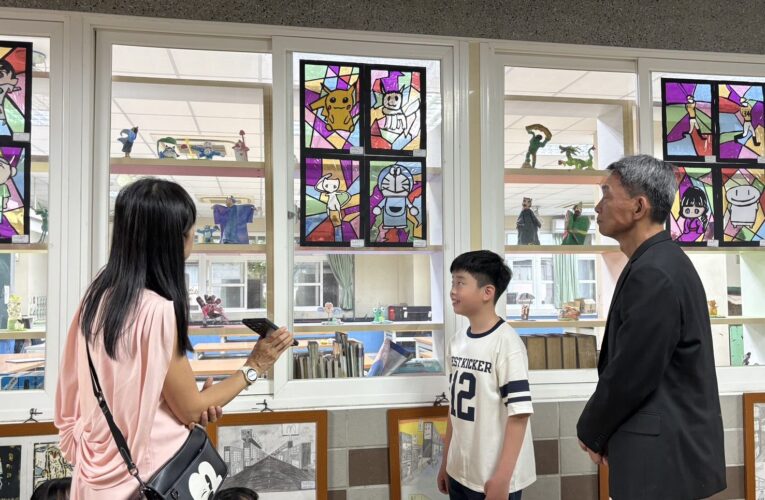 畫筆寫青春　萬興國小畢業美展勾勒童年最美風景