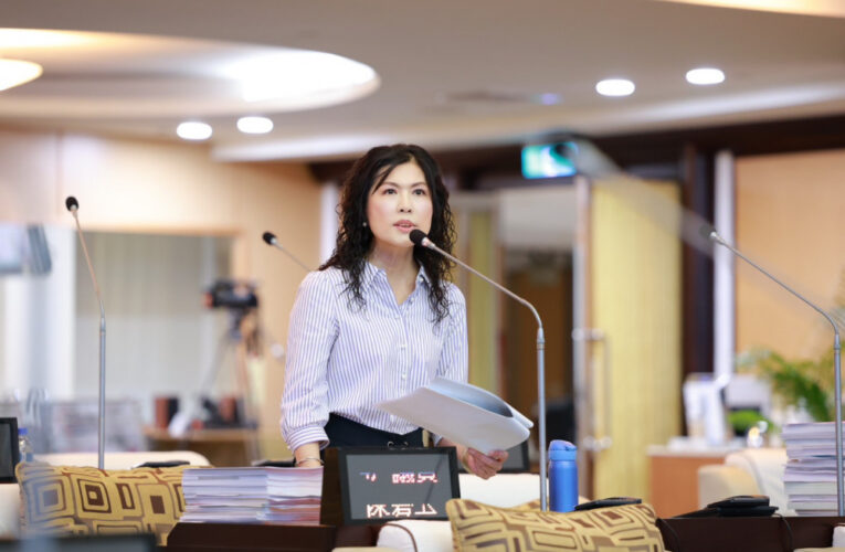 臺南市議員陳碧玉質詢爭取在白蓮霧公園設置新市區新區政中心獲市長同意
