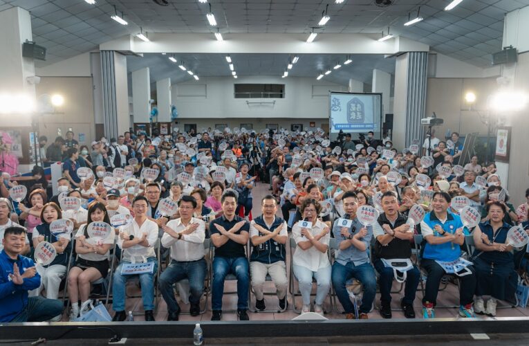 羅智強反罷免大會千人湧現！蔣萬安、謝龍介力挺