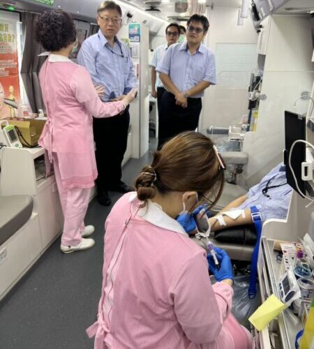 台灣中油煉製事業部舉辦響應公益捐血活動
