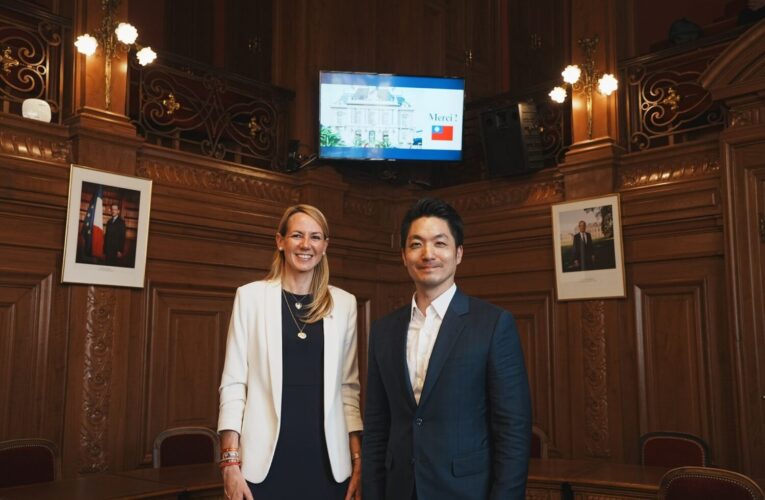 「I made it!」蔣萬安兌現承諾訪法　雙城市長再續友誼