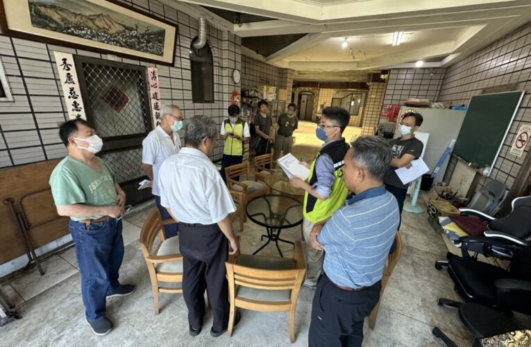 高雄市苓雅區大樓梁柱鏽蝕 初步判定無立即危險  市府工務局要求管委會限期修復並依法處分違規行為