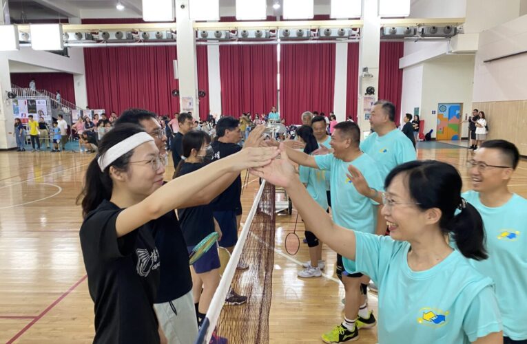 台中市家長會長盃羽球賽開打　副市長、教育團隊齊參與