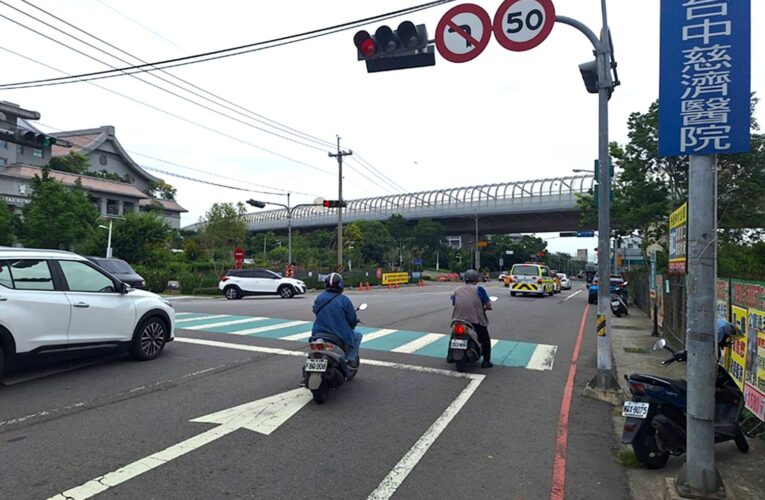中市潭子區豐興路進行號誌優化　慈濟醫院周邊交通可望改善
