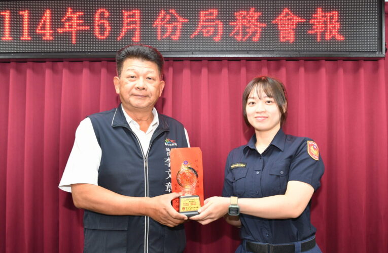 火場救母不畏險「馬尾女神」廖婉凌獲雙表揚
