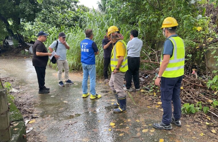 防範淹水災情未雨綢繆！黃仁服務處聯手台鐵強化溝渠整備