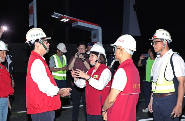 全台11縣市馳援嘉義市　黃敏惠感謝陳其邁親赴共商災後重建