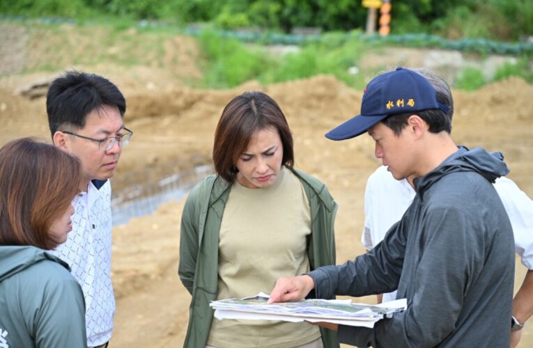 丹娜絲颱風來襲 立委邱議瑩勘查大樹和山光電案場 要求強化防汛準整備