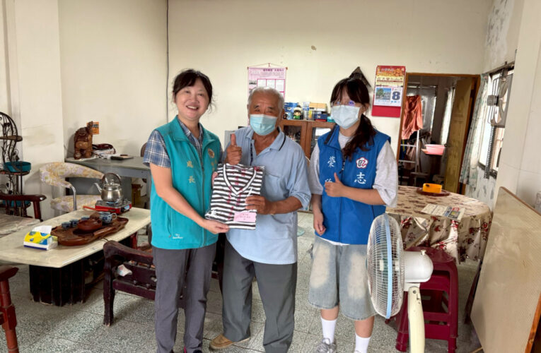 嘉義榮服處轉送慶福基金會涼感衣 榮民眷幸福有感