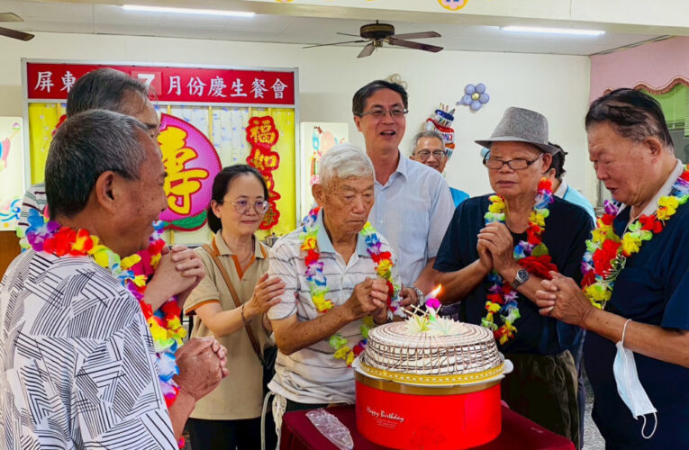 屏東榮家7月慶生呷百二 溫馨圓滿感性