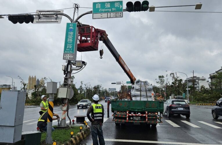 馳援嘉義縣市及台南風災復原 高市府動員 1,807人次及各式車輛機具任務圓滿完成