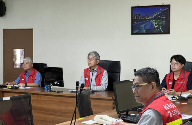 防範熱帶低氣壓來襲　水利署二河分署預先啟動防汛整備作業