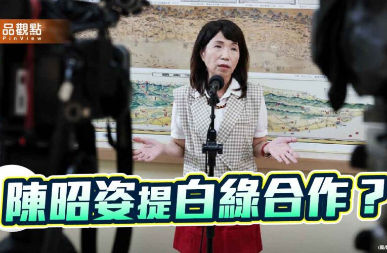 陳昭姿提白綠重建關係開放合作 再次顯露政治小白兔風格