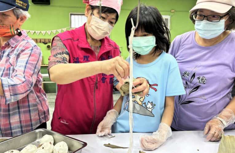 動手做、吃美食　桃竹苗分署聯手橫山社區用竹藝連結老中青共編夏日記憶
