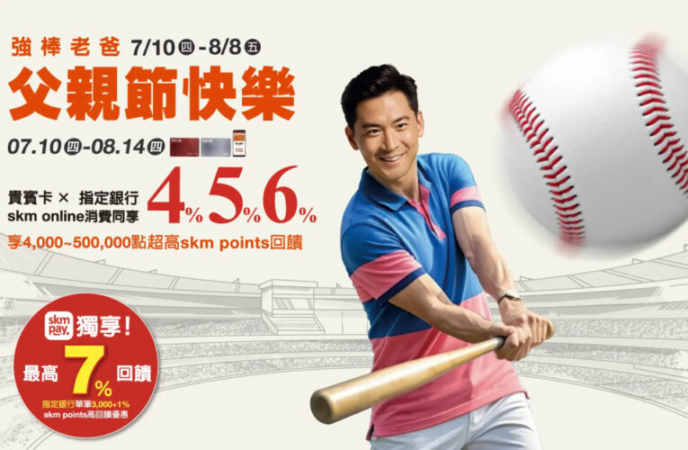 新光三越高雄三多店:霸氣一夏  高達7％消費回饋迎父親節