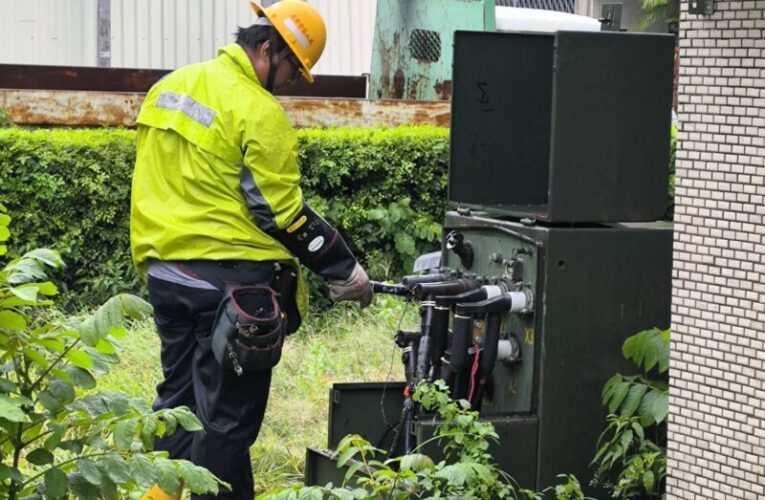 地下電纜故障鳳山1017戶停電 台電迅速倏復